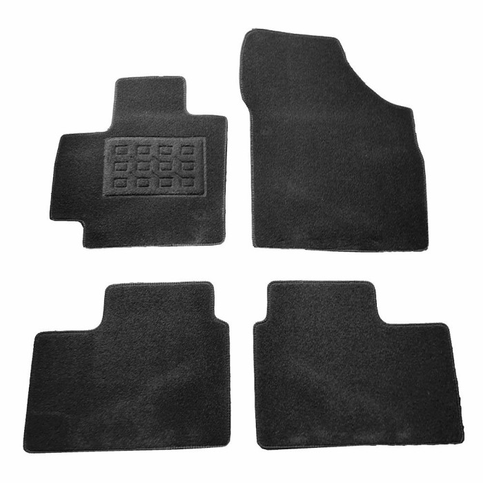 Covorase mocheta Suzuki Ignis 2017-prezent, Negre, set de 4 Buc. AutoDrive ProParts