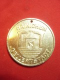 Placheta -Medalion -775 Ani infiintare oras Haineken Germania ,aluminiu ,d=4cm