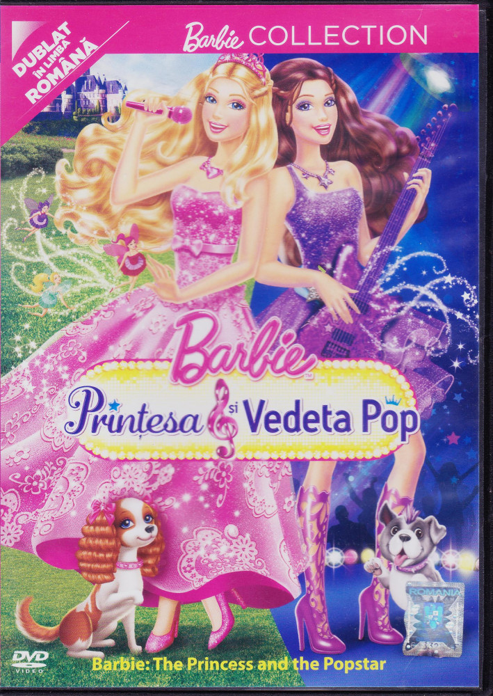 DVD animatie: Barbie - Printesa si vedeta pop ( dublat in lb.romana ) |  Okazii.ro