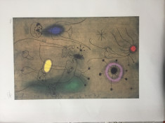 Litografie Joan Miro ,50x70 cm,editia SPADEM foto