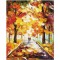 Tablou pictat manual, Vis implinit, stilizat 50x40cm ulei in cutit efect 3D,