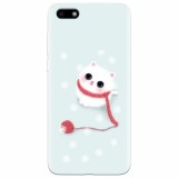 Husa silicon pentru Huawei Y5 Prime 2018, Cute Cat