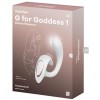 Vibrator Satisfyer G for Goddess 1 Alb- Stimulare dublă a punctului G și a