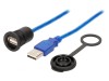 Cablu-adaptor USB A soclu USB A mufă 3m IP65 USB 2.0