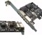 Adaptor PCI-e x1 -&gt; 2 porturi SATA3 - merge SSD - Win 10, 8.1, 7, Mac