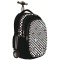 Ghiozdan Troler ST.Right, colectia Chessboard Butterflies, TB01, roti silicon, 44x32x25 cm