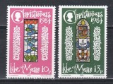 Isle of Man 1984 - Timbre de Crăciun - Vitralii, MNH