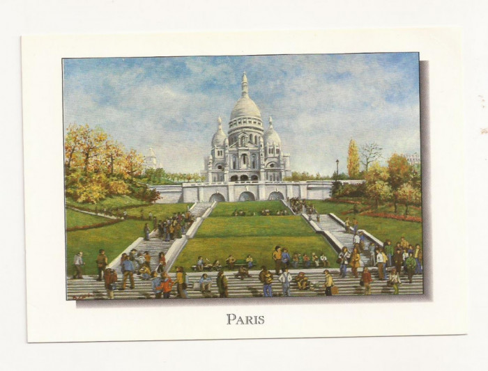 FR1 -Carte Postala - FRANTA- Paris, Sacre-Coeur, necirculata