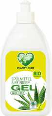 Planet Pure Detergent GEL bio de vase - aloe vera - 500ml foto