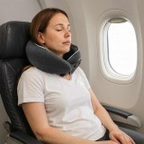 vidaXL Pernă cu pernă Ajustabil Gri &icirc;nchis 28 x 28 x 14 cm Bumbac 42012699