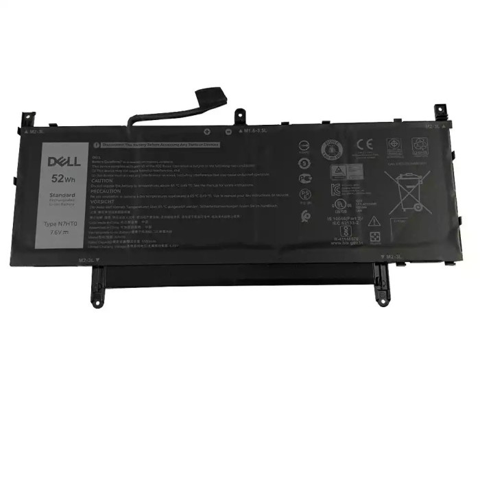 Baterie Laptop, Dell, Latitude 9510, N7HT0, 7.6V, 6840mAh, 52Wh