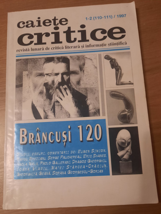 Caiete critice revistă critică literară nr.1-2/1997