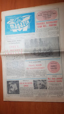 ziarul magazin 13 decembrie 1980-art. despre rapid bucuresti de adrian paunescu foto