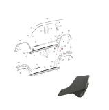 Bandou colt aripa spate JEEP GRAND CHEROKEE (WK2), 2017-, partea stanga,