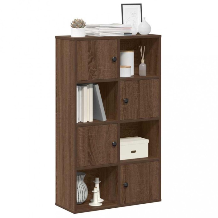 vidaXL Bibliotecă, stejar maro, 60x24x101,5 cm, lemn prelucrat 860397