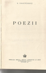 H(01) VASILE VOICULESCU-POEZII-Editii definitive 1944 foto