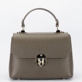 Cumpara ieftin Geanta taupe inchis din piele naturala 1736 131