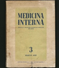 MEDICINA INTERNĂ - REVISTĂ A SOCIETĂȚII DE ȘTIINȚE MEDICALE RPR - NR. 3 / 1959