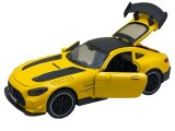Macheta Mercedes AMG galben competition sunet lumini deschide tot 1:32