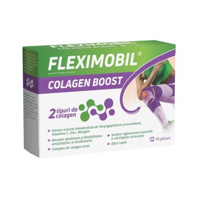 Fleximobil Colagen Boost 10 plicuri Fiterman foto