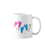 Cana alba personalizata pentru Gender Reveal, INOVATIX&reg;. 330ml