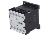 Contactor 4-polar 230VAC 9A pentru şină DIN 6K, Finder