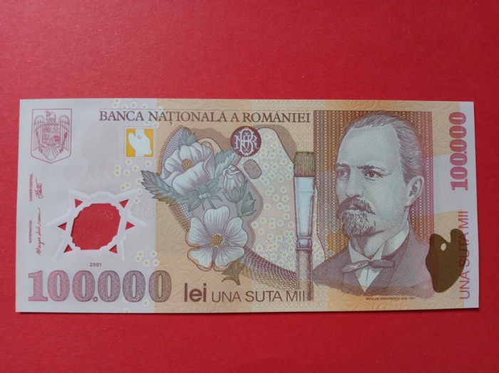 Bancnota 100000 lei 2001(2003) - UNC