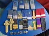 Lot Epoleti suport grade Politie Sri semne arma jandarmi pompieri aviatie ceremonie justitie