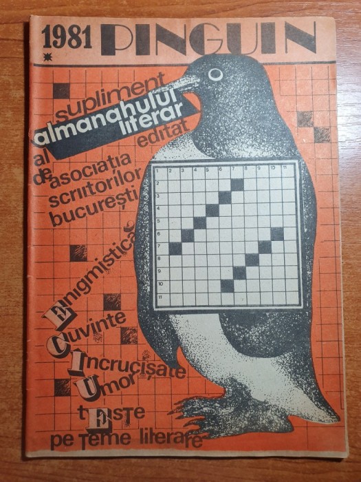 revista pinguin nr.1/1981 - total necompletata