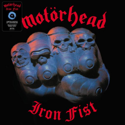 Motorhead Iron Fist 40th Ltd. Ed. LP Blue Black Swirl (vinyl) foto