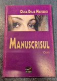 Manuscrisul Olga Delia Mateescu cu autograf