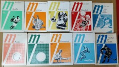 10 manuale metodica sport (Rugby, Judo, Bob sanie, Baschet, Schi alpin modern, Tenis, Gimnastica, Inot, Hochei pe gheata, Anton Muraru, Ilie Nastase)
