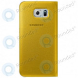 Portofel Samsung Galaxy S6 Flip galben (EF-WG920PYEGWW)