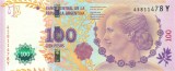 ARGENTINA █ bancnota █ 100 Pesos █ 2012 P-358b █ COMEMORATIV █ UNC necirculata