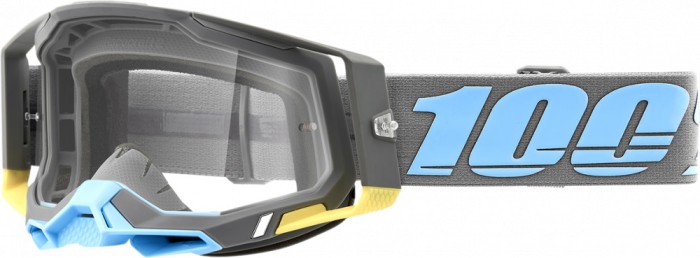 Ochelari cross/atv 100% Racecraft 2 Trinidad, lentila transparenta, culoare rama... Cod Produs: MX_NEW 26013077PE
