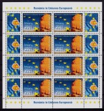 Cumpara ieftin ✅RO 2007 ,LP 1752 a ,&quot;Romania in UE &quot; MNH , minicoala de 8 marci si 8 viniete