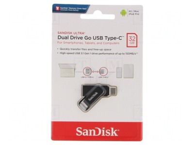 Stick USB 3.1 32GB Dual Drive Go foto