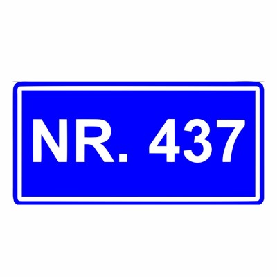 Indicator stradal NR. 437 foto
