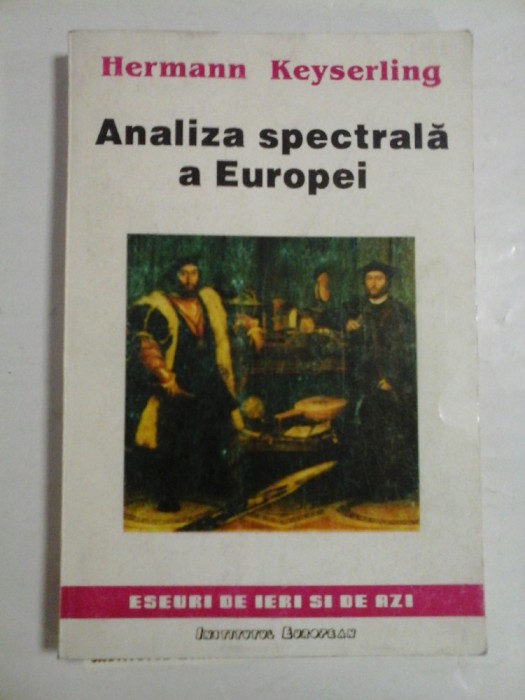 ANALIZA SPECTRALA A EUROPEI - HERMANN KEYSERLING