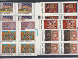 ROMANIA 1979 LP 975 PICTURI REALIZATE DE COPII BLOCURI DE 4 MNH