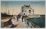 CONSTANTA , CAZINO SI BULEVARDUL , CARTE POSTALA , INCEPUTUL SEC. XX