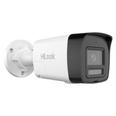 Camera IP Hikvision HiLook, 8 MP, Lentila 2.8 mm, Iluminare duala, PoE, IP67, Microfon, Difuzor - IPC-B180HAP-LUF/SL SafetyGuard Surveillance