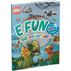 E fun sa colorezi. Jurassic World. Lego