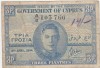 CIPRU 3 PIASTRES 1944 uzata