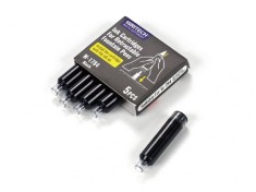 Set 5 rezerve cerneala pentru stilou retractabil Writech,negru