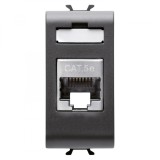 Priza FTP CAT 5E 1M Gewiss Chorus negru GW12422