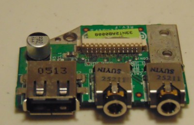 HP Pavilion ZD8000 Series USB Audio Board Jack 33NT2AB0008 foto