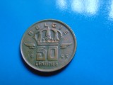 BELGIA -50 CENTIMES 1963