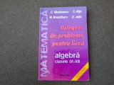 CULEGERE DE PROBLEME PENTRU LICEU CLASELE IX-XII C NASTASESCU 2004