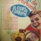 1972, Reclama Fulgi de porumb romanes / Corn Flakes, comunism 27x20 cm BUCURESTI